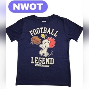 Peanuts Football Legend Kids T-Shirt NWOT